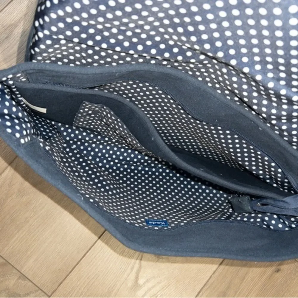 NWT Keds Blue Denim Polka Dot Laptop Bag‎